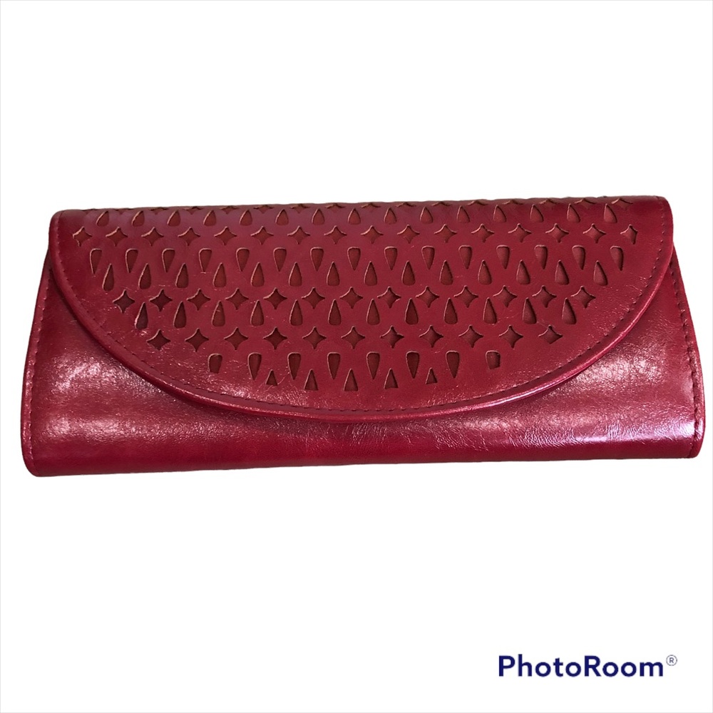 Red evening bag